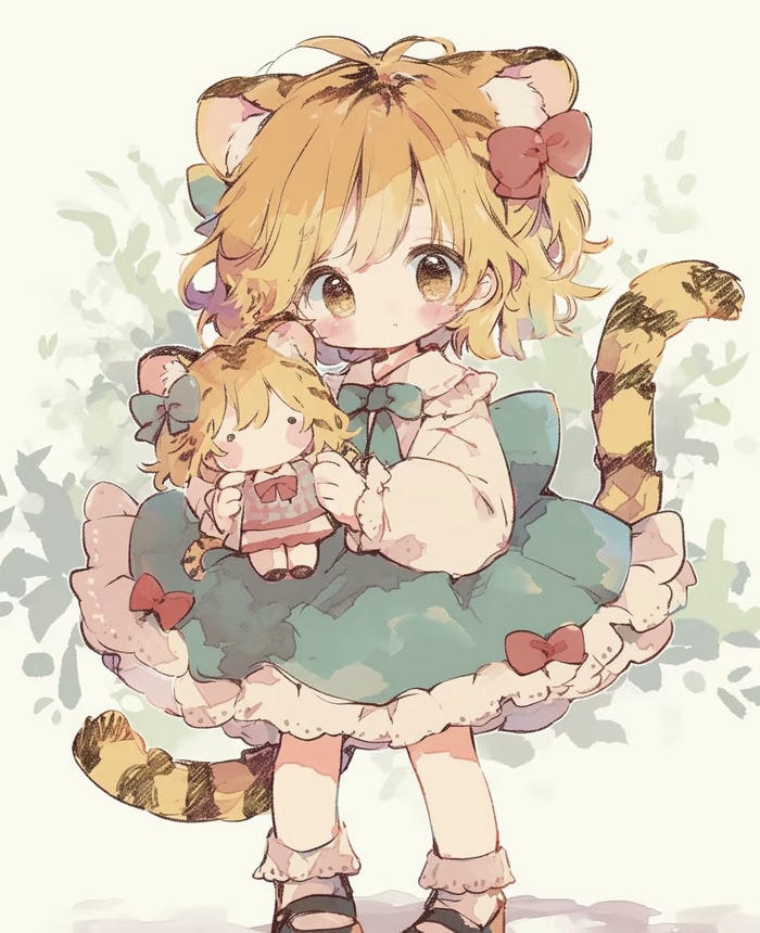 ảnh anime chibi cô gái dễ thương
