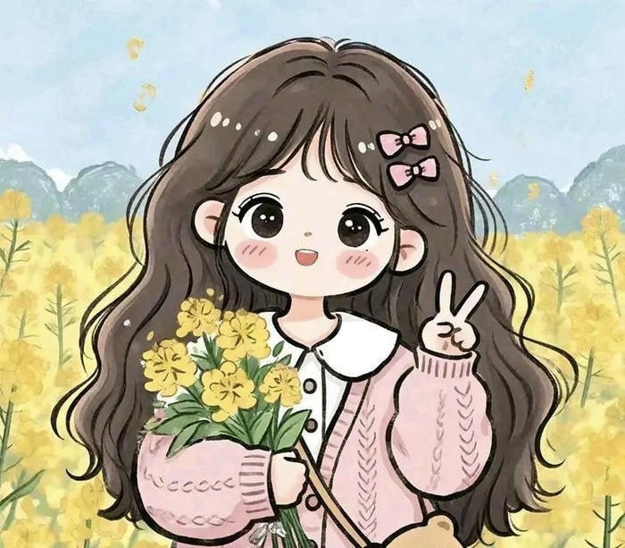 ảnh dễ thương chibi nữ mini