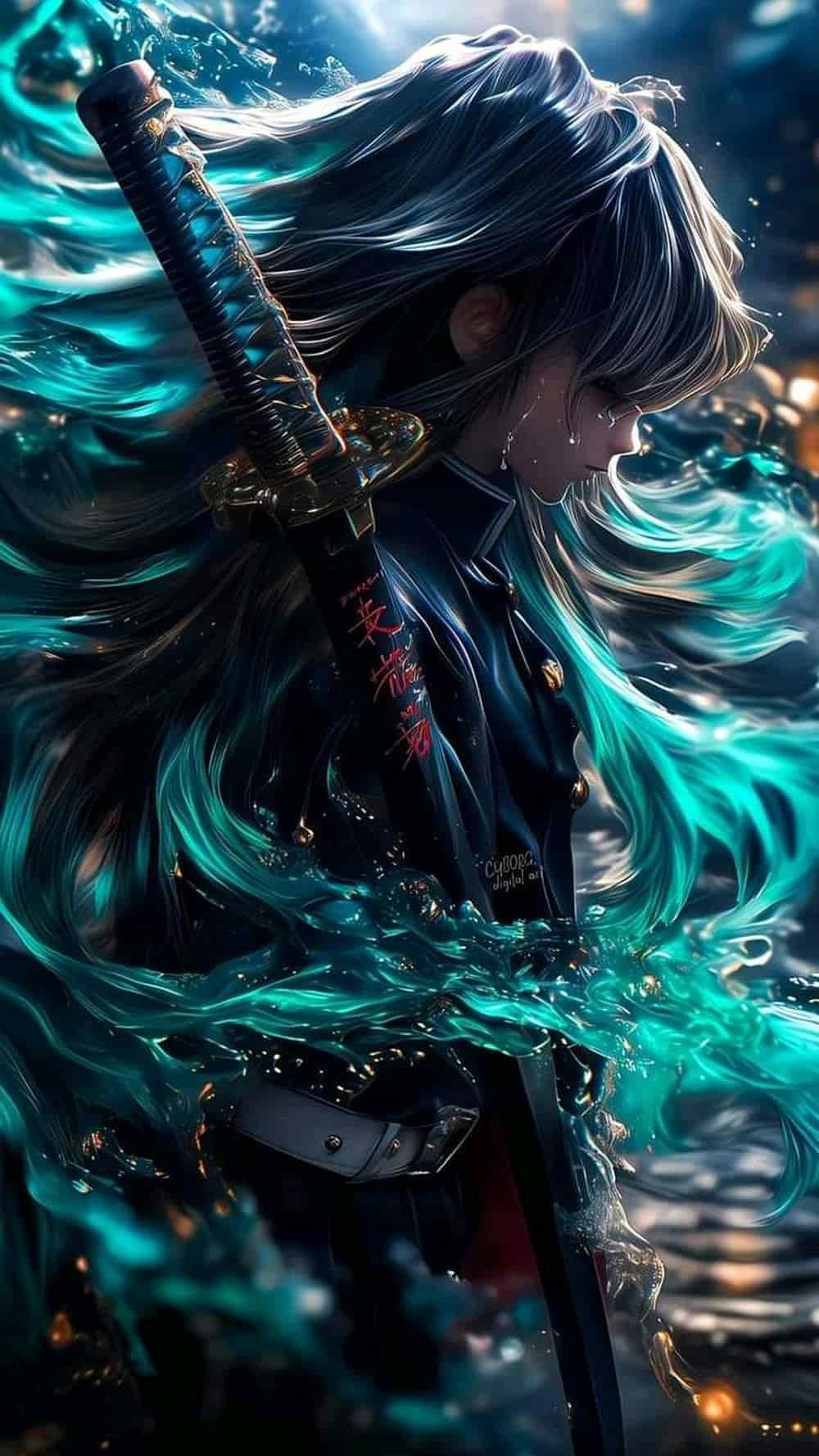 ảnh tanjiro lạnh lùng