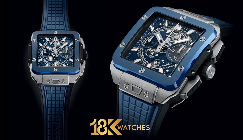 Mẫu đồng hồ Hublot mặt vuông Square Bang Unico 821.NL.5170.RX