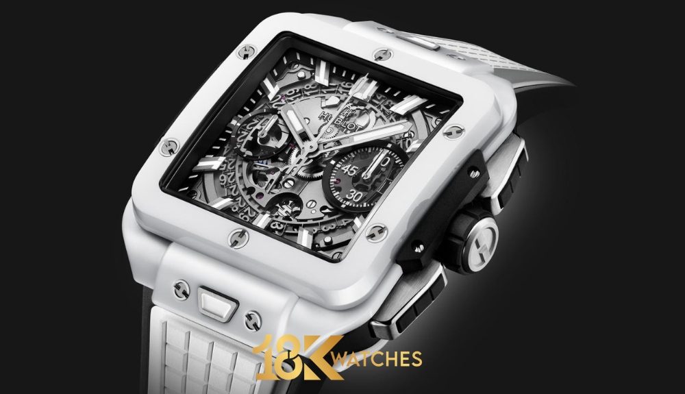 Mẫu đồng hồ Hublot mặt vuông Square Bang Unico 821.HX.0170.RX
