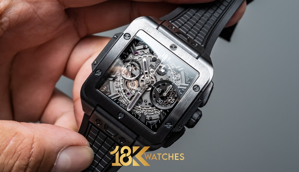 Mỗi chiếc đồng hồ Hublot mặt vuông đều được chế tác với sự tỉ mỉ cao, đi kèm mức giá từ vài trăm triệu đến hàng tỷ đồng