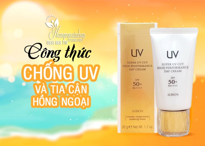 Kem chống nắng Albion Super UV Cut High Performance Day Cream 5