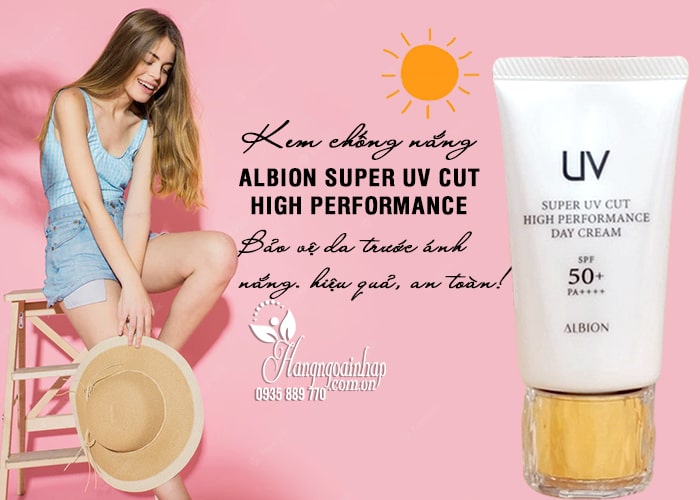 Kem chống nắng Albion Super UV Cut High Performance Day Cream 7