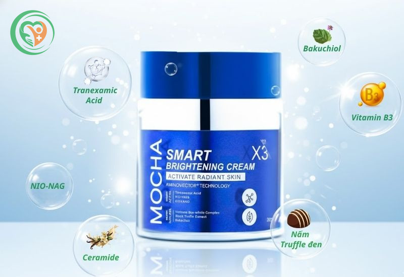 Cách dùng kem Mocha Smart Brightening Cream hiệu quả