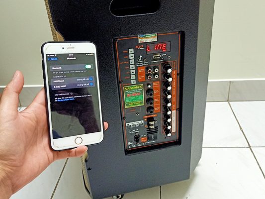 Cách kết nối loa kéo bluetooth với điện thoại để hát karaoke và nghe nhạc