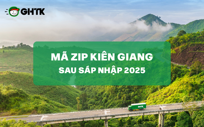 Mã zip Kiên Giang có tiền tố 91xxx, 92xxx