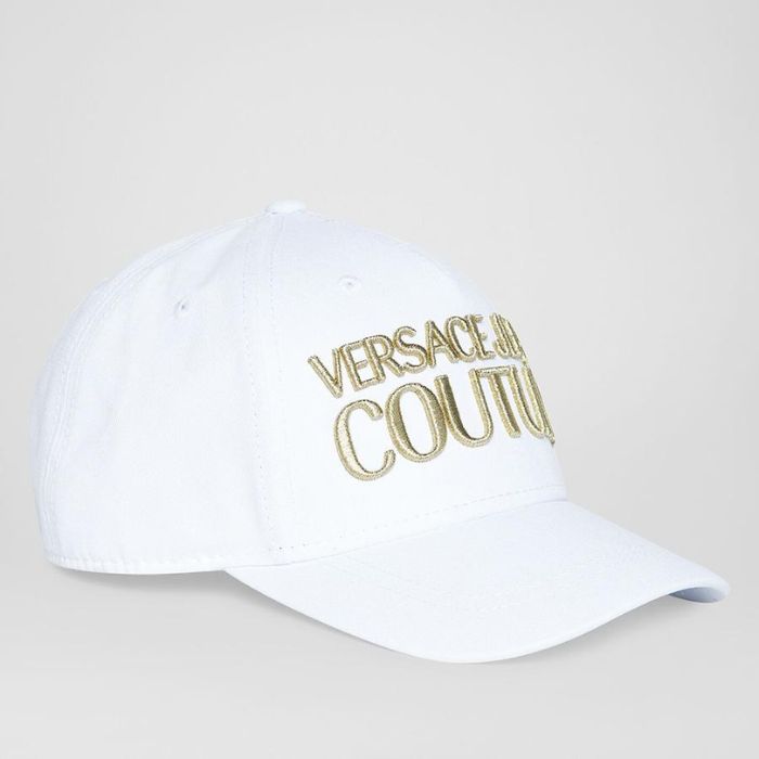 Mũ lưỡi trai Versace Jeans Couture Logo Cap màu trắng