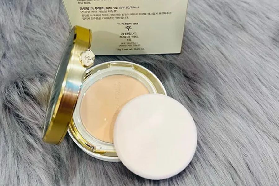 Phấn phủ Whoo vàng Powder pact