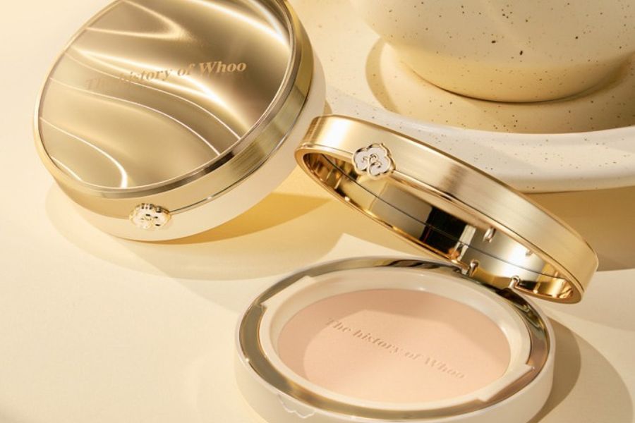 Phấn phủ Whoo vàng Powder pact