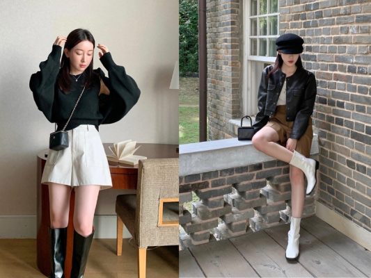 10 cách phối đồ với quần short nữ mùa đông vừa đẹp vừa giữ ấm