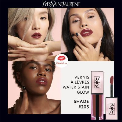 Son YSL Kem 205 Secret Rosewood Màu Nâu Lạnh