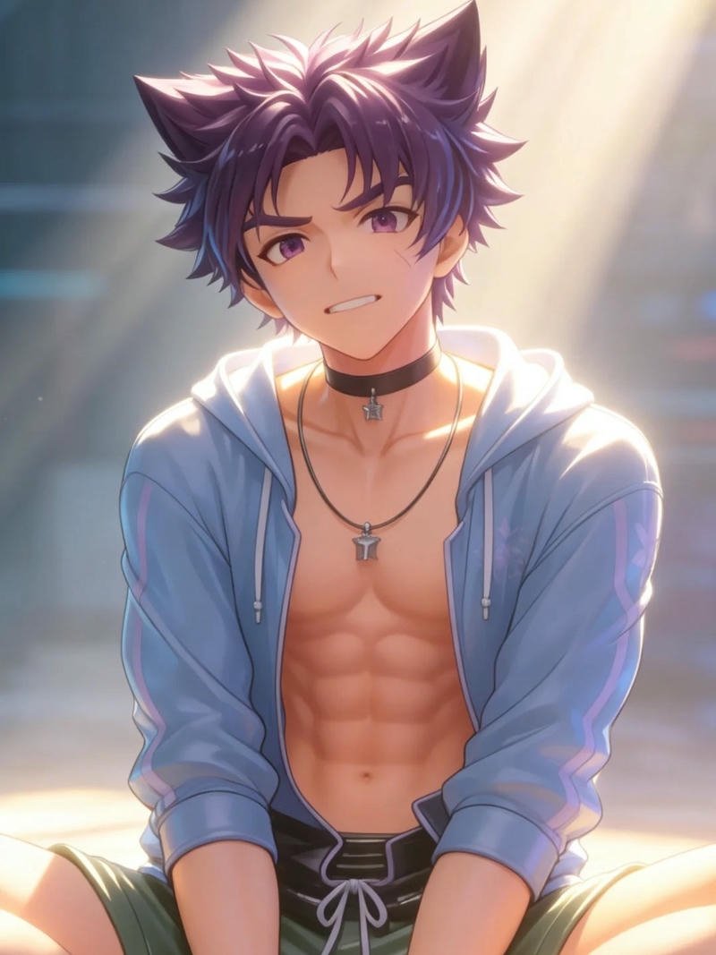 Ảnh anime nam 6 múi vẻ ngoài cuốn hút