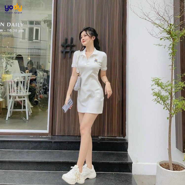 Váy Polo trơn 