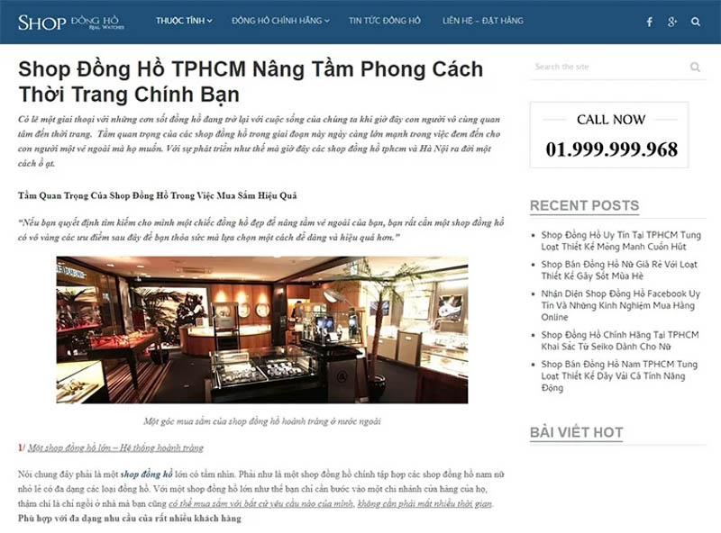 mot so trang web ban dong ho