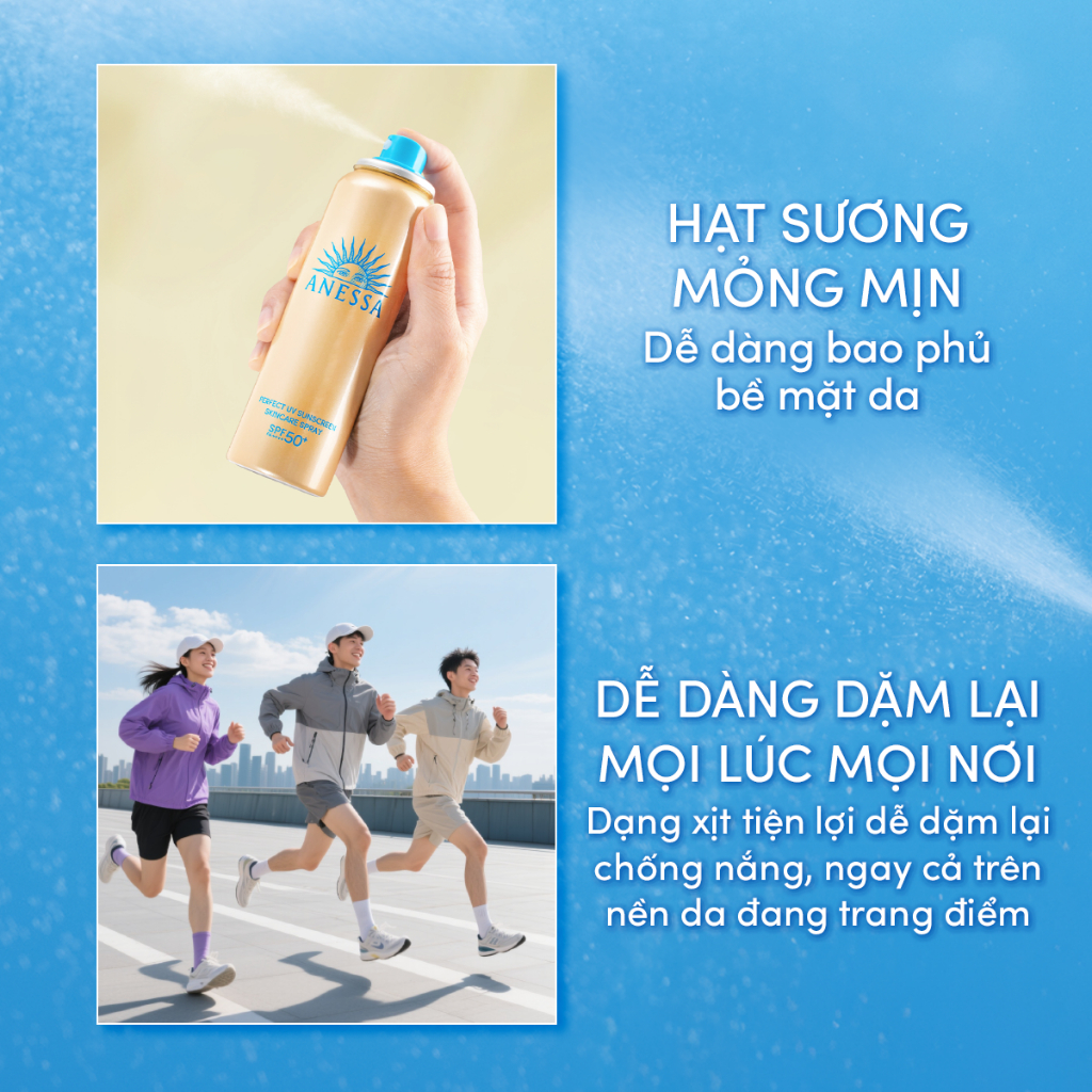 Xịt Chống Nắng Anessa Perfect UV Spray SPF50+ PA++++ 60g