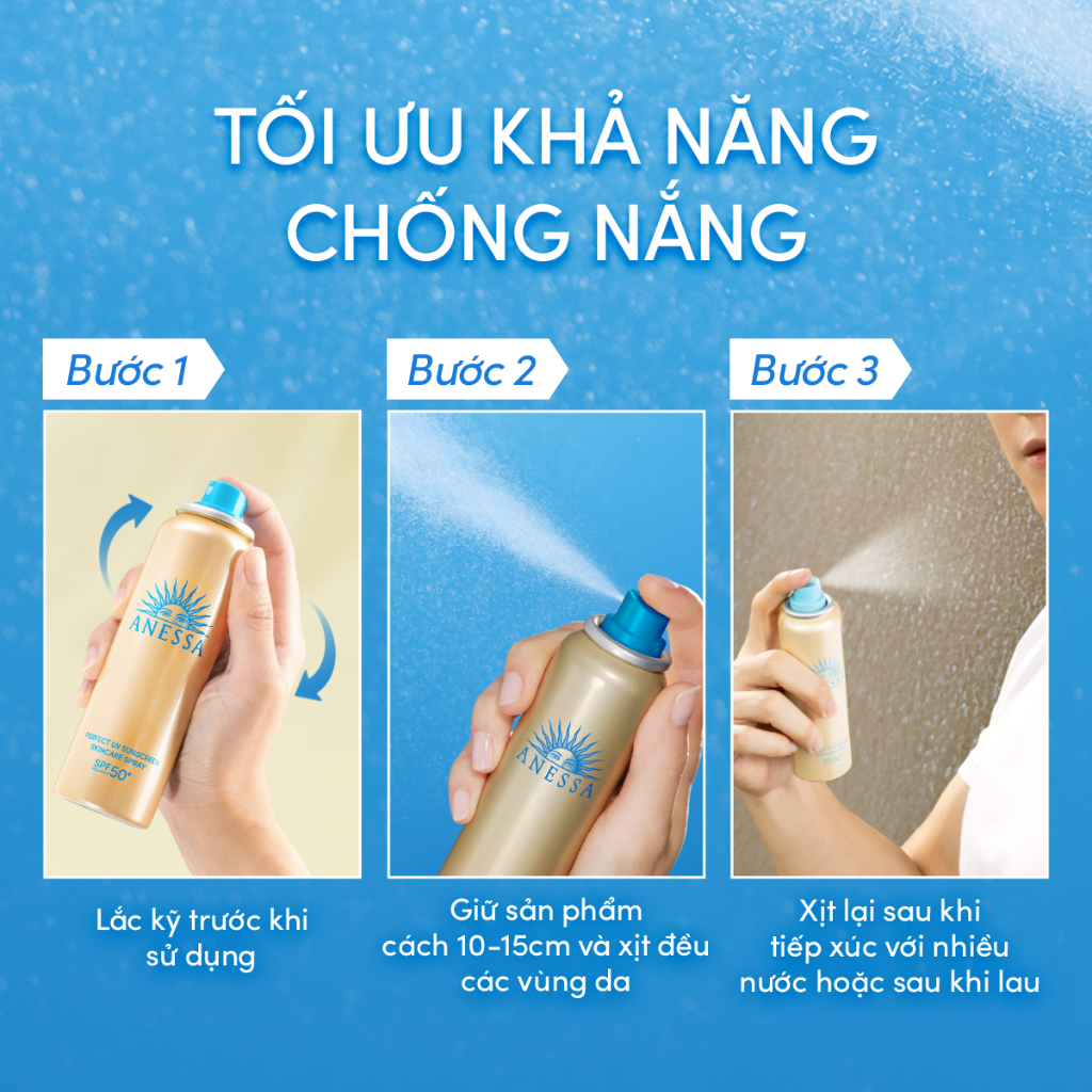 Xịt Chống Nắng Anessa Perfect UV Spray SPF50+ PA++++ 60g