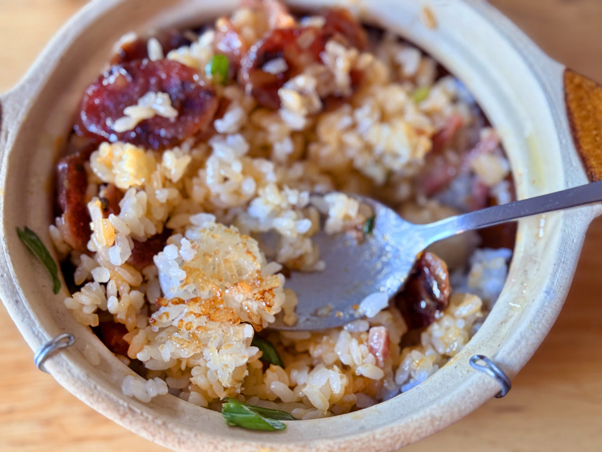 crispy bottom of bo zai fan
