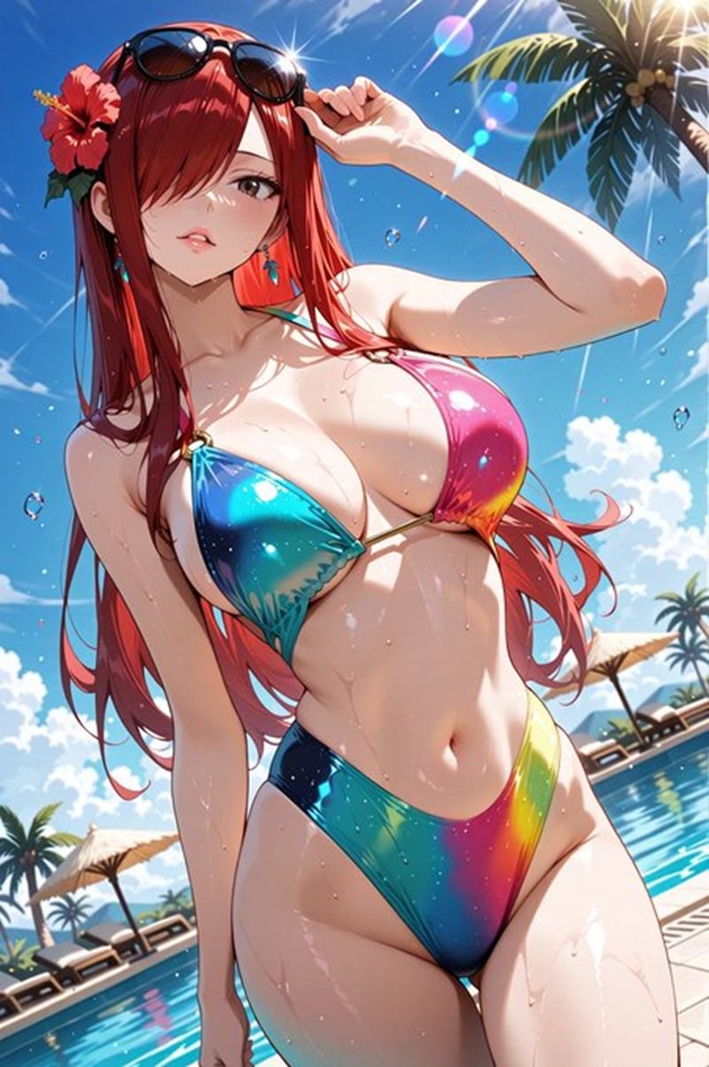 Ảnh anime bikini sexy 4K