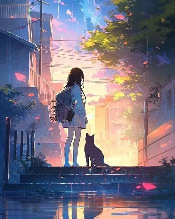 Hình ảnh sau lưng cô gái gợi nhiều liên tưởng sâu sắc