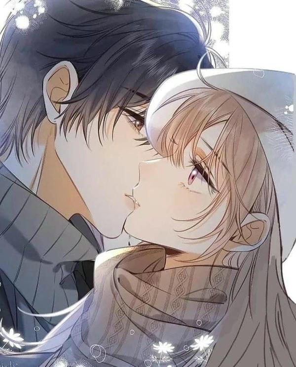 Ảnh anime hôn nhau với khoảnh khắc lãng mạn nhẹ nhàng
