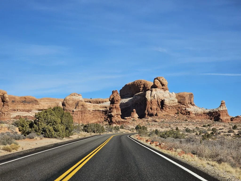 arches national park tháng 11 2024