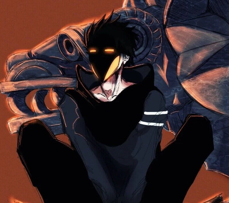 hình ảnh anime nam ngầu che mặt