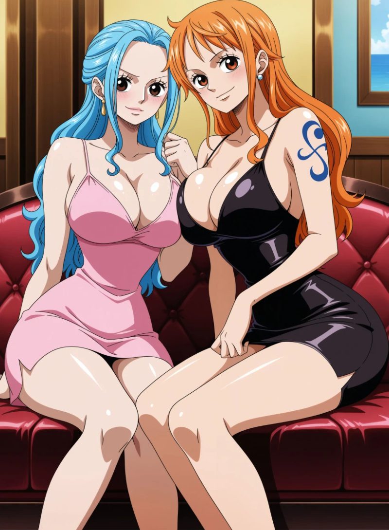 Ảnh Nami R34 tóc cam nude body cong uốn éo cực phẩm