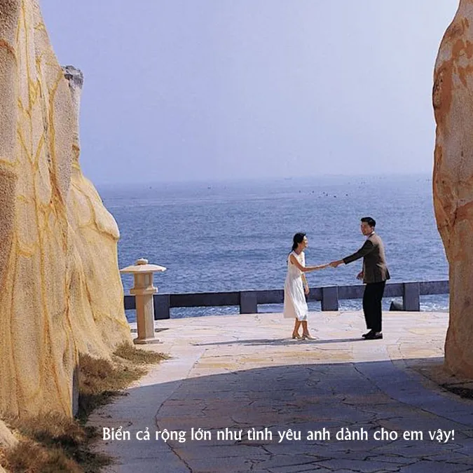 Status về biển thả thính, cap đi biển vui, nhận ngàn lượt like 11