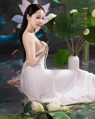 59+ ảnh áo dài lộ hàng siêu mỏng sexy, cực hot mới nhất