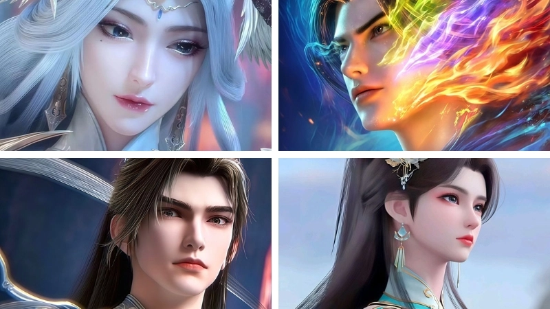 Không gian khám phá thế giới nhân vật anime đa sắc
