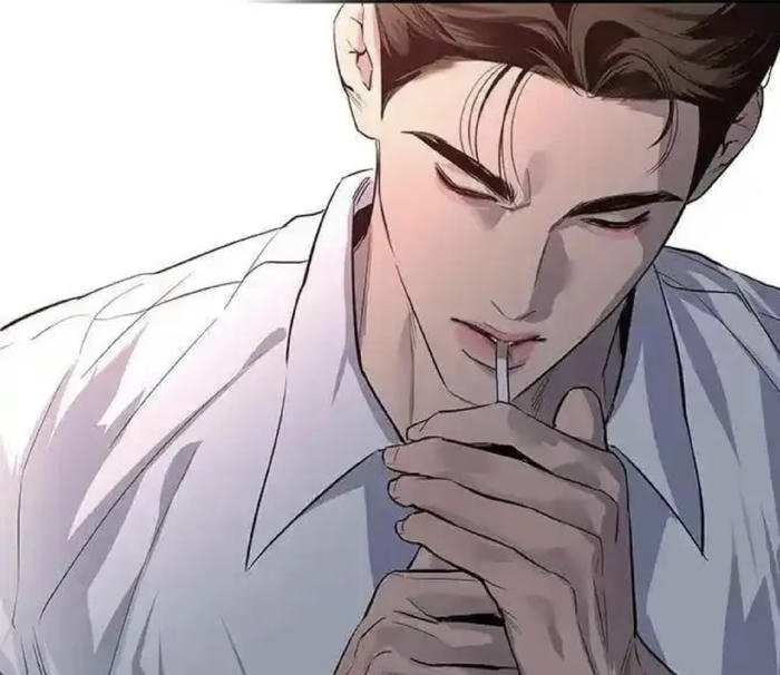 ảnh nam anime hút thuốc nam tính