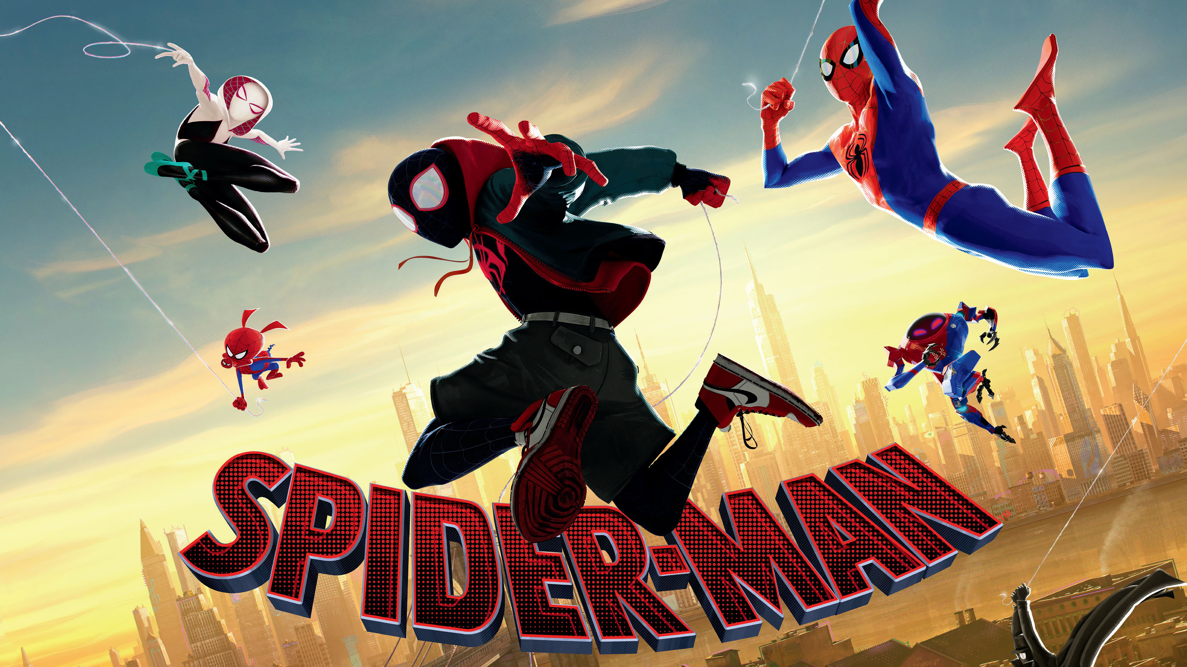 spiderman-into-the-spider-verse-miles-morales-peter-parker-spider-gwen-spider-ham-peni-parker-spiderman-noir-z559
