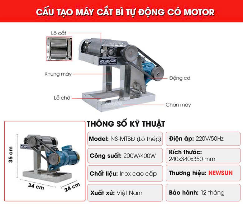 Cấu tạo, các bộ phận chi tiết