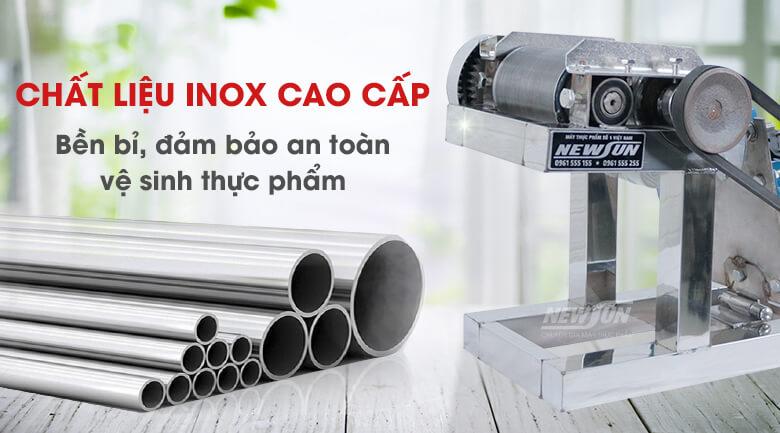 Chất liệu inox cao cấp, bền bỉ