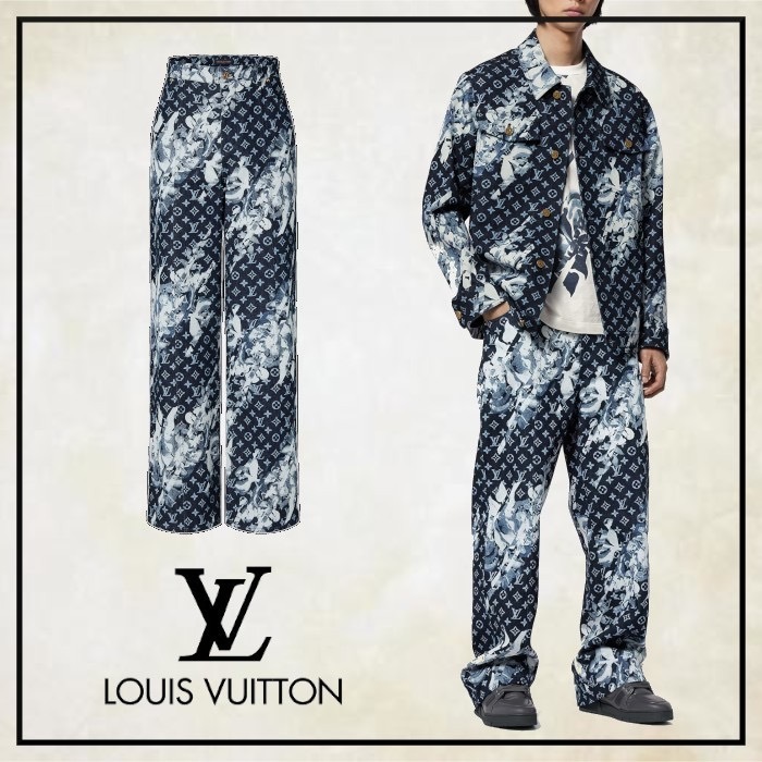 Mix giày Louis Vuitton và quần jeans