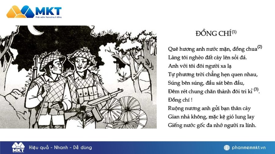 Bài thơ về người lính