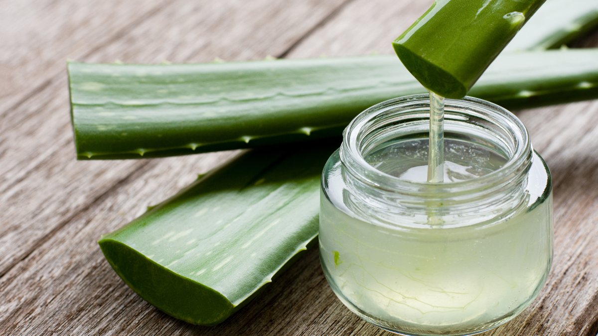 cạo râu nhanh bằng nha đam