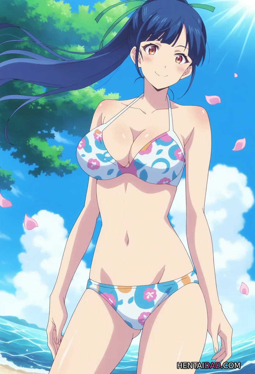 Ami Tsuruga thư giãn trên biển, đón nắng hạ phong.