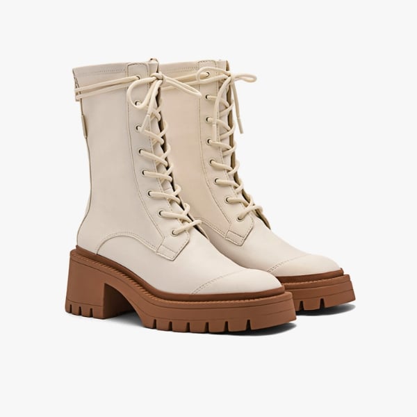 Giày boots nữ đế cao Pedro Poppy