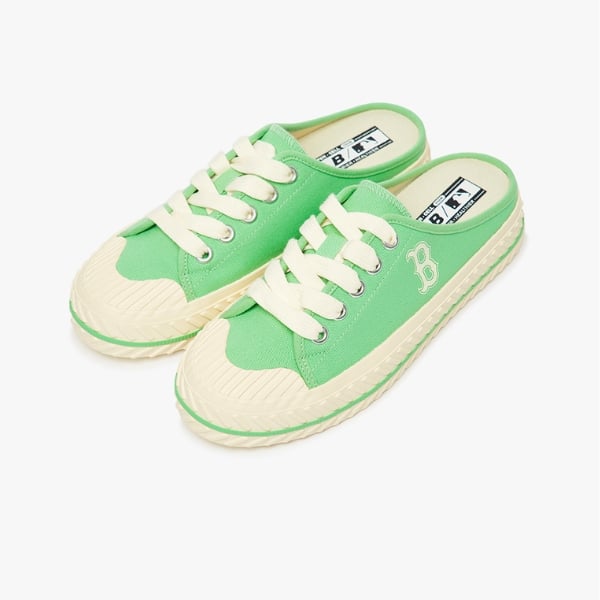 Giày mules unisex đế bệt thời trang MLB Playball Origin