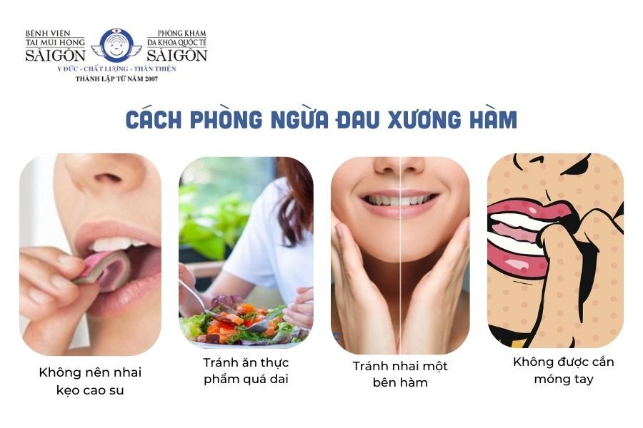 Cách phòng ngừa đau xương hàm hiệu quả