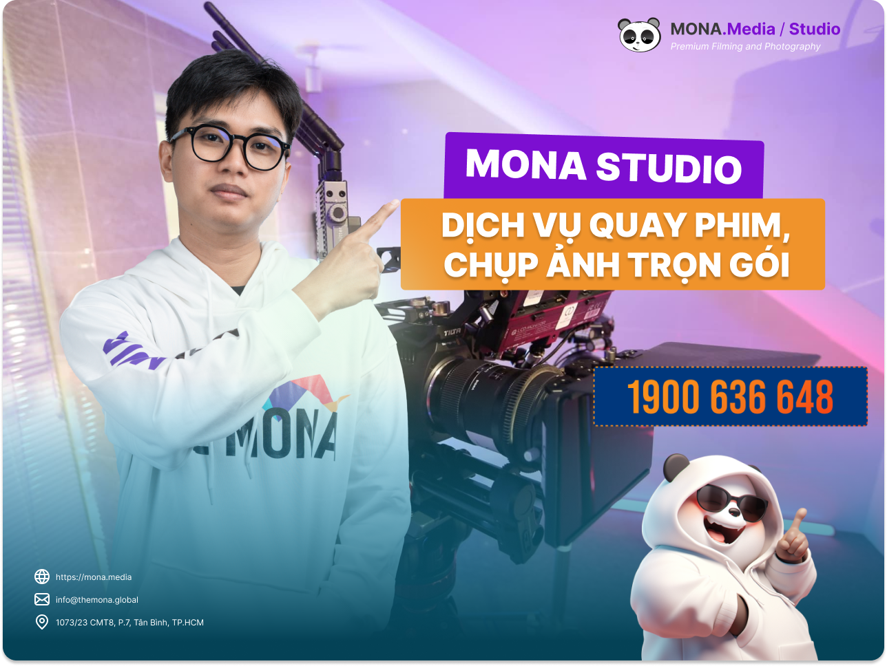 Dịch vụ quay chụp tại Mona Studio