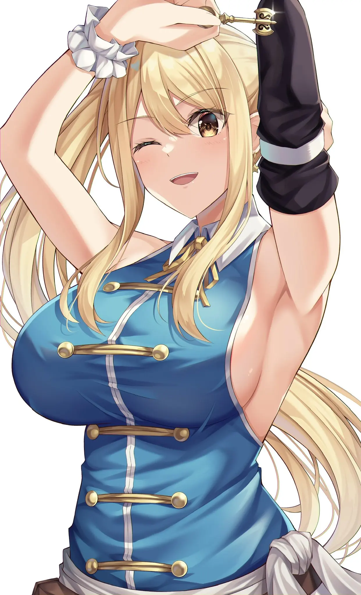 Ảnh lucy heartfilia hentai gợi cảm cầm chìa khóa vàng tóc vàng dài ngực lớn