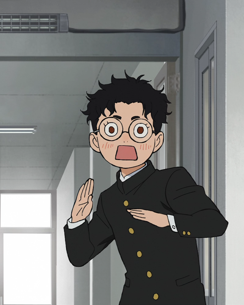 Hình anime nam sinh với biểu cảm tự nhiên cuốn hút
