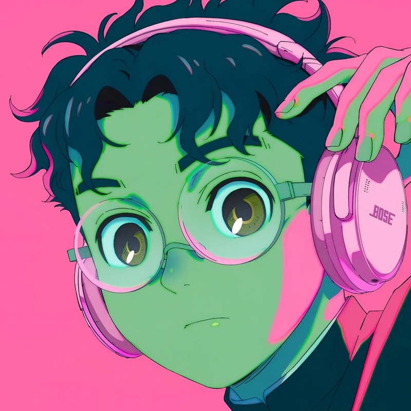 Ảnh anime nam học sinh thể hiện phong thái trẻ trung năng động