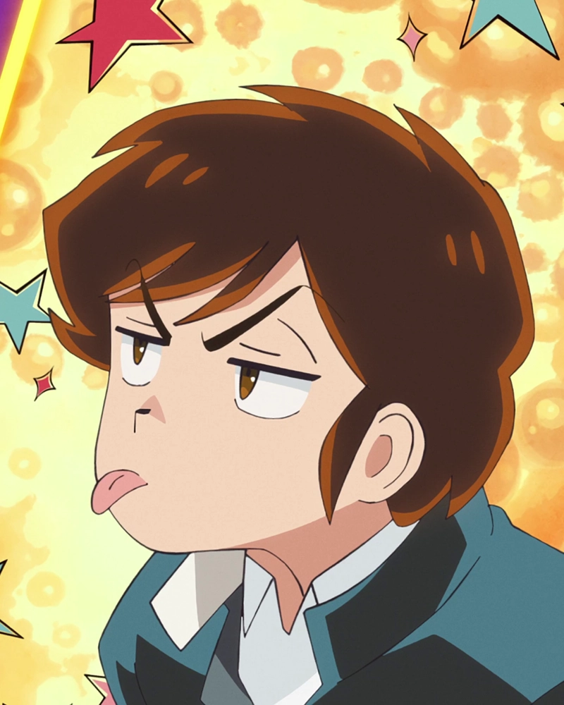 Ảnh anime nam học sinh thể hiện vẻ ngoài điển trai cuốn hút