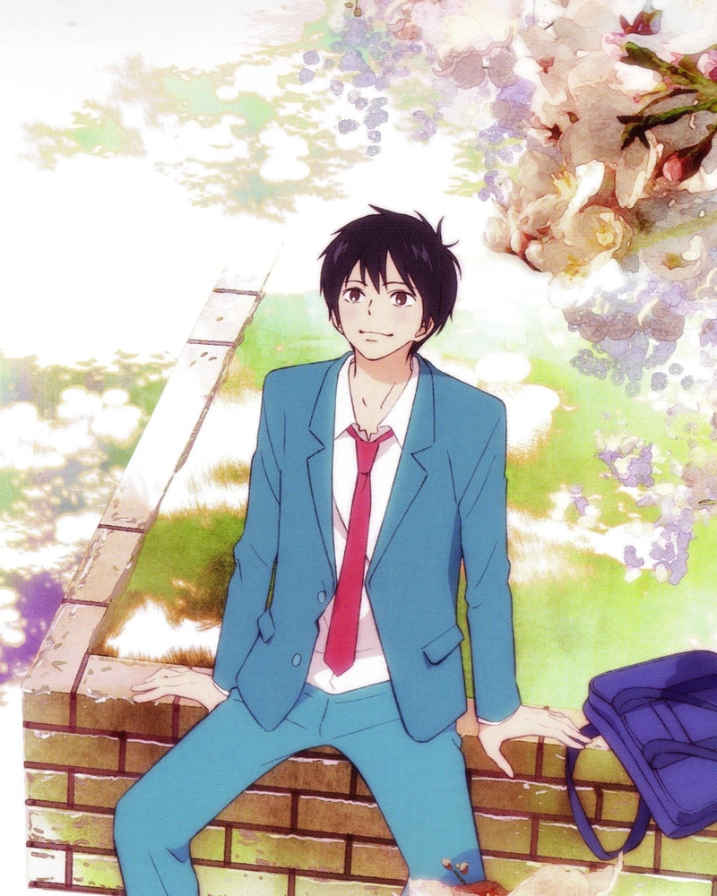 Ảnh anime học sinh nam mang vẻ ngoài điển trai cuốn hút