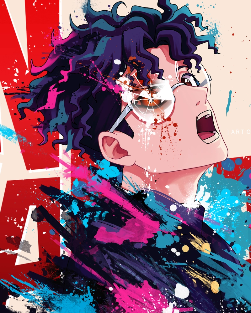 Hình anime nam sinh mang phong thái tự tin nổi bật