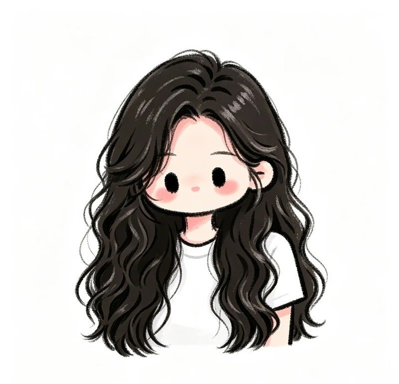 Hình học sinh chibi phong cách hoạt hình ngộ nghĩnh